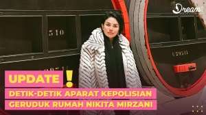 Detik-detik Aparat Kepolisian Geruduk Rumah Nikita Mirzani