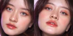 Tutorial Singkat Makeup E-girl Monokrom Berwarna Peach