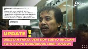 Deretan Fakta Usai Roy Suryo Unggah Foto Stupa Borobudur Mirip Jokowi