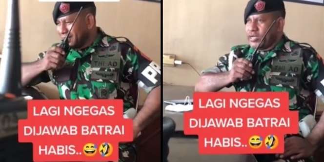 Bikin Ngakak, Ini Momen Kocak Provos TNI Marah Malah Dijawab Baterai Habis oleh Anggotanya