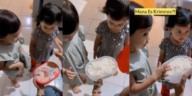 Ekspresi Lucu Dua Bocah Perempuan Kena Prank Es Krim: Awal Mula Kenal Pemberi Harapan Palsu