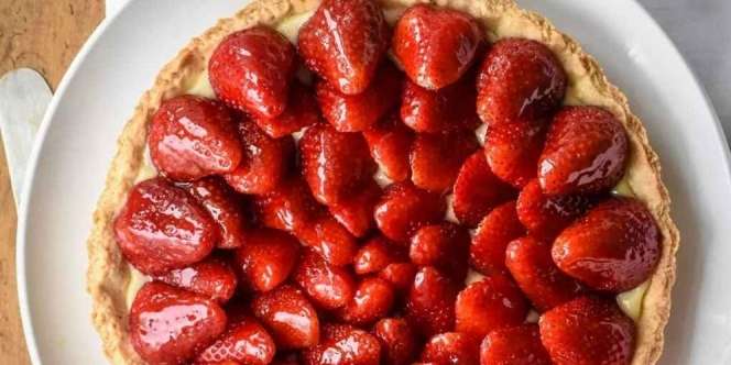 Lezatnya Classic French Strawberry Tart Ini Bikin Warga Jakarta Ketagihan