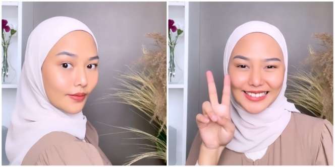 Cara Dara Arafah Pakai Kerudung Segitiga Instan