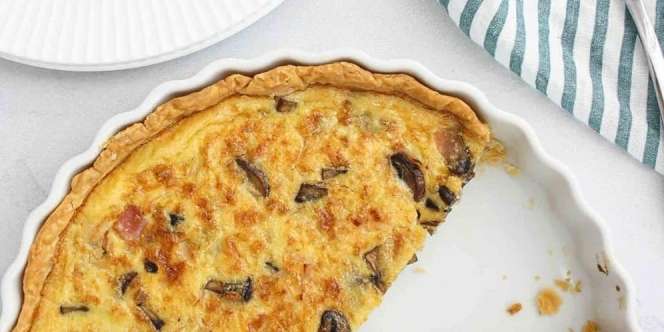 Hangatkan Malam dengan Menyantap Lezatnya Wagyu Beef and Mushroom Quiche