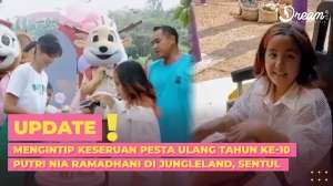 Mengintip Keseruan Pesta Ulang Tahun ke-10 Putri Nia Ramadhani di Jungleland, Sentul