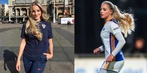 9 Potret Cantik Ana Markovic, Wanita Dijuluki Pesepak Bola Terseksi di Dunia, 'Hot' Banget!
