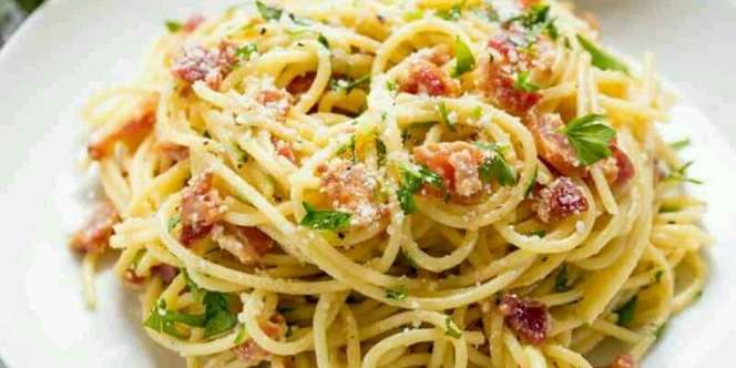 Lengkapi Momen Liburan Sekolah dengan Menyajikan Spaghetti Carbonara Lezat Buat Anak Tercinta