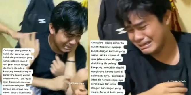 Pacar Diajak Jalan Alasan Mau Pulang Kampung, Pemuda Nangis Kejer Pergoki Ceweknya Boncengan Mesra sama Cowok Lain