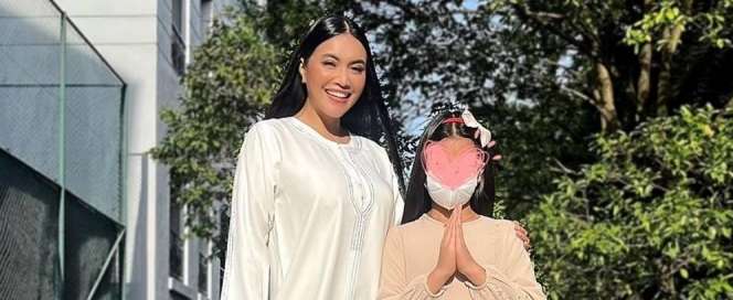 Putri Denada Baru Belajar Naik Sepeda, Warganet Beri Semangat
