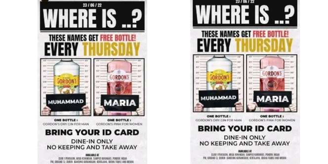 Holywings Indonesia Dipolisikan Gegara Promo Minuman Beralkohol untuk Muhammad dan Maria