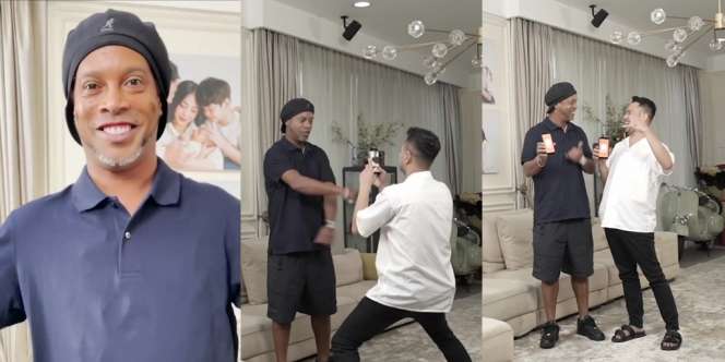 Aksi Joget Shopee COD Ronaldinho di Akun Instagram Miliknya Bikin Heboh