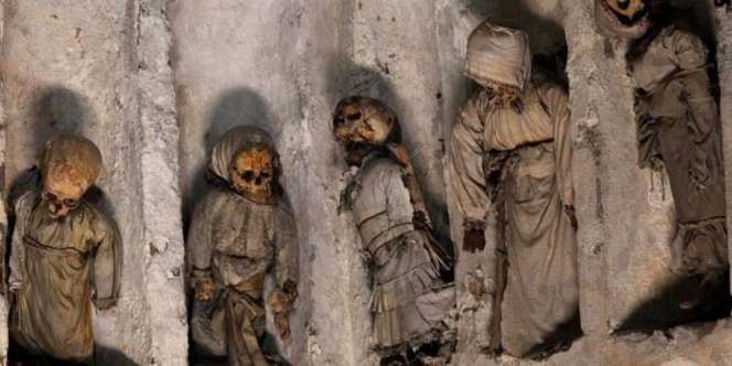 Ditempel di Dinding dan Kamar Ruang Bawah Tanah, Deretan Mumi Anak-anak Ini Tampak Sangat Menakutkan
