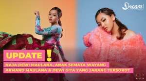 Naja Dewi Maulana, Putri Semata Wayang Armand Maulana & Dewi Gita yang Kecantikannya Jarang Tersorot