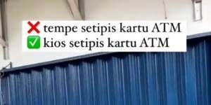 Viral Kios Setipis Kartu ATM, Warganet Bingung Tebak Barang yang Dijual