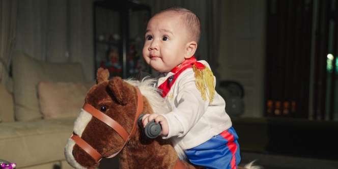 Cipung Beraksi Lagi! Rayyanza Jadi Pangeran Berkuda