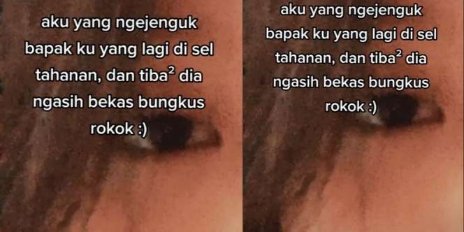 Wanita Ini Dapat Bungkus Rokok dari Sang Ayah di Penjara, Isinya Bikin Haru
