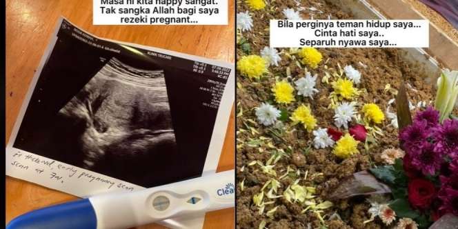 Viral Kisah Pilu Suami Meninggal Saat Istri Dinyatakan Hamil