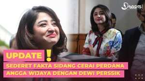 Sederet Fakta Sidang Cerai Perdana Angga Wijaya dengan Dewi Perssik