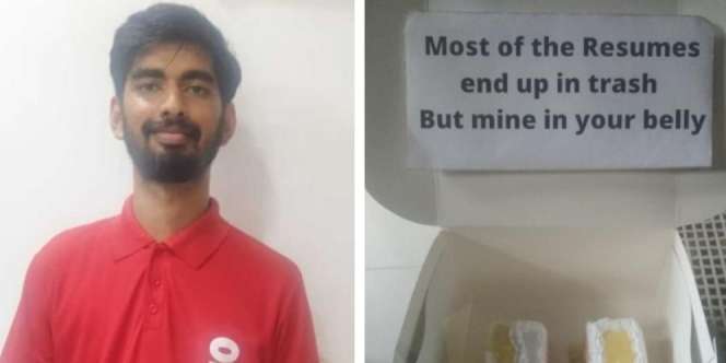Unik! Pria Ini Lamar Kerja dengan Mengirim Resume di Dalam Kotak Kue Kering