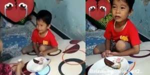 Bocah Ini Nangis Kejer Setelah Tahu Ikan Lele Peliharaan Dijadikan Lauk, Minta Ziarah ke Kuburannya