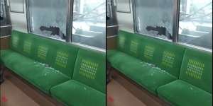 KRL Dilempari Batu di Stasiun Duri, Jendela Pecah hingga Lukai Penumpang