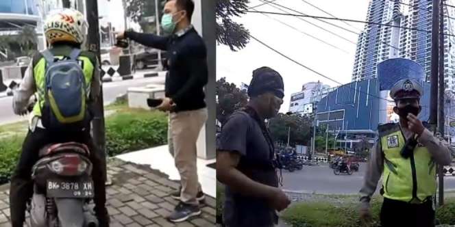 Dunia Terbalik! Polisi Ini Ditilang Warga karena Ketahuan Tidak Bawa STNK, Ditanya Berkelit dan Pilih Tancap Gas