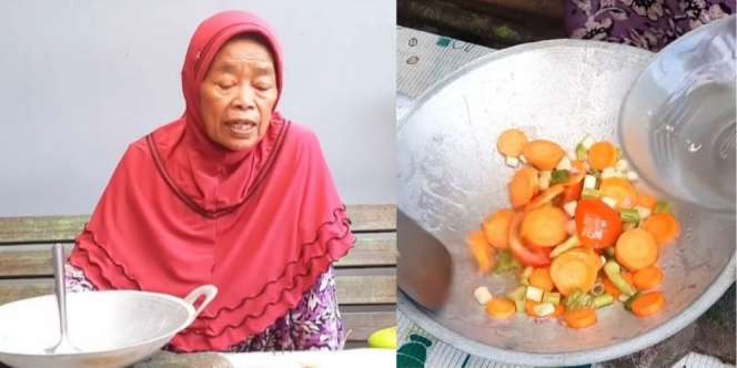 Aksi Nenek Bikin Tutorial Masak Makanan Korea, Endingnya Tak Terduga
