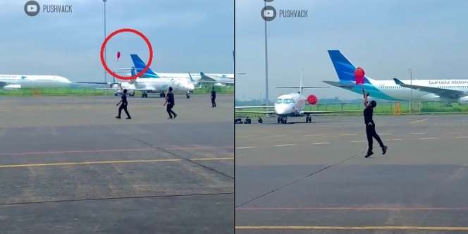Duh! Balon Masha and the Bear Nyasar Sampai Bandara, Petugas Auto Panik