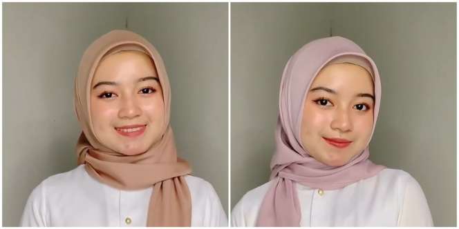Tutorial Kerudung Segiempat Simpel, Lengkapi Tampilan Feminin Kamu!