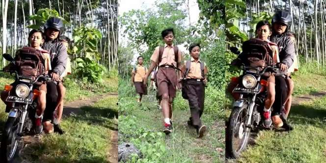 Kisah Perjuangan Kepala Sekolah, 8 Tahun Antar Jemput Siswa Agar Tak Putus Sekolah