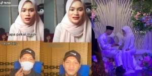 The Real Cinta Pada Pandangan Pertama, Gadis Berhijab Bertemu Jodoh via Luring: Ekspresinya Saat Si Pria Buka Masker Bikin Salfok