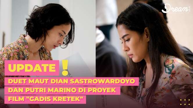 Duet Maut Dian Sastrowardoyo dan Putri Marino di Proyek Film 'Gadis Kretek'