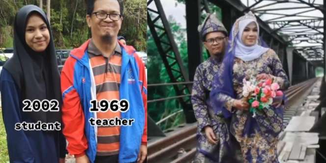 Selisih Usia 33 Tahun, Seorang Siswi Menikahi Gurunya Sendiri: Penuh Perjuangan Sampai Dicerca dan Difitnah