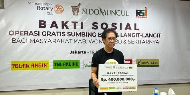 Sido Muncul Sumbang Rp400 Juta untuk Operasi Bibir Sumbing di Wonosobo