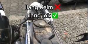 Viral, Pria Kehilangan Jok Motor di Parkiran, Ternyata Begini Endingnya