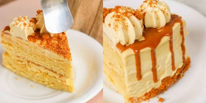 Anti Bosan Ngemil di Rumah, Sajian Lotus Cake Ini Bisa Jadi Opsi Istimewanya