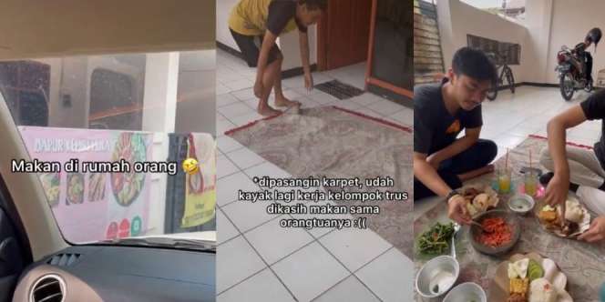 Dikira Ada Warungnya, Tiga Sekawan Malah 'Numpang' Makan di Rumah Orang: Kayak Lagi Kerja Kelompok Terus Dikasih Makan