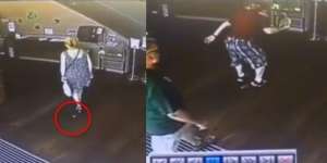 Diduga Sudah Tak Tahan, Wanita BAB di Lantai Kafe, Pelanggan Nyaris Terpeleset Saat Menginjaknya