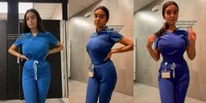 Cuma Pose Biasa, Perawat Cantik Dihujat Baju Seragamnya Dianggap Terlalu Seksi