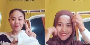 Trik Emak-Emak yang Lupa Bawa Dalaman Hijab, Alternatifnya Bikin Ngakak