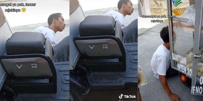 Tolak Uang Lebih dan Dikasihani, Kisah Pedagang Buah Keliling Diabilitas Ini Tamparan Buat Si Pemalas