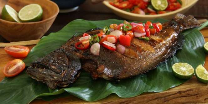 Kerapu Bakar Jeruk Limau, Bumbu Manisnya Legit Meresap