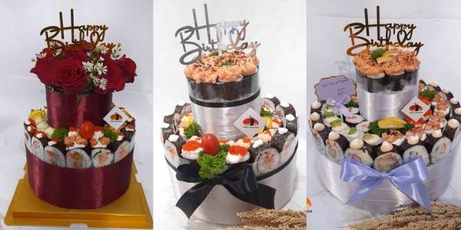 Sushi Cake, Pilihan Hadiah Ulang Tahun Terbaik untuk Pecinta Kuliner Jepang