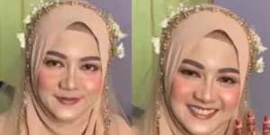 Penganti Mau Dirias tapi Tanpa Cukur Bulu Mata, Hasil Riasan MUA Bikin Takjub