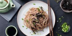 Menu Sedap untuk Vegan, Sesame Soba Noodles