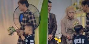 Viral Video Pria Hadiri Pernikahan Mantan Istri Sambil Bawa Anak, Tingkah Buah Hati Jadi Sorotan