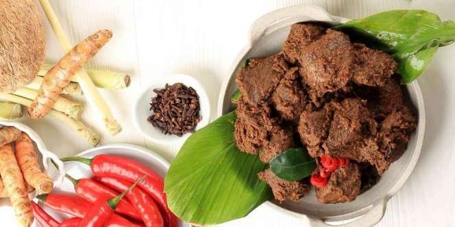Rendang Daging Sengkel Sapi di Jakarta Ini Nikmat Banget Dimakan Sama Nasi