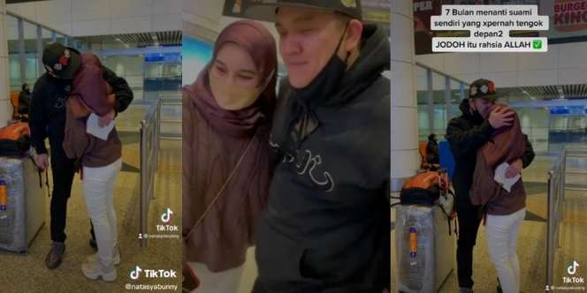Momen Haru Pertemuan Pertama Suami Istri Usai 7 Bulan Menikah, Kisahnya Bikin Mewek