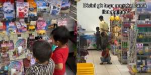 Kisah 2 Bocah Ingin Beli Mainan Tapi Tak Punya Uang, Aksi Pegawai Toko Banjir Pujian