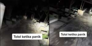 Mencekam Tapi Ngakak, Aksi Panik Dua Pria Lewati Kuburan Tengah Malam Bikin Ikut Deg-degan